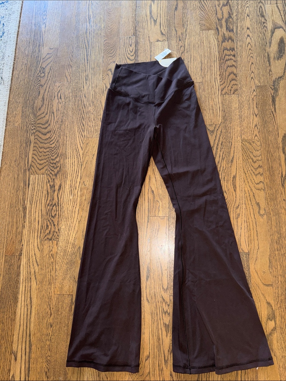 aerie Boot Cut Flare Pants in Dark Brown